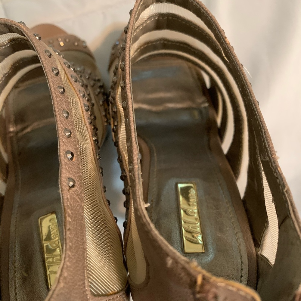 Ladies High Platform Open Toe Shoes - image 1